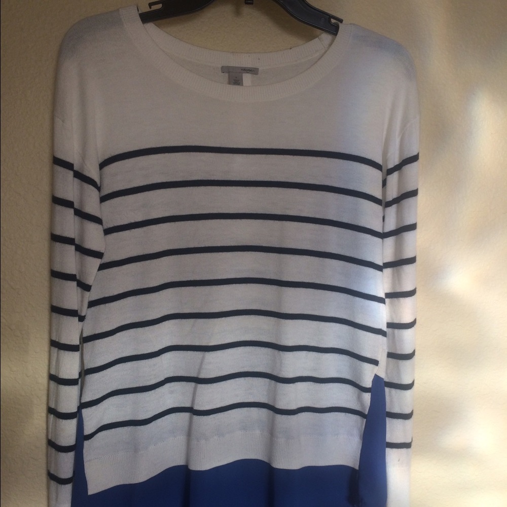 🎉 Sale 🎉 Halogen sweater blk/wht stripe